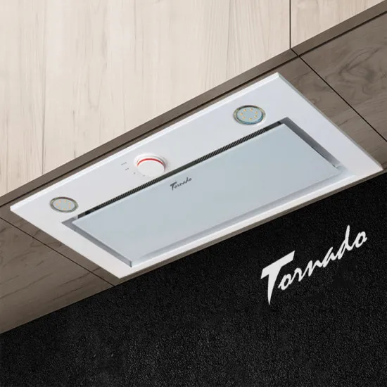 Вытяжка Tornado MODUL GLASS 750(60) WH LED White/Glass