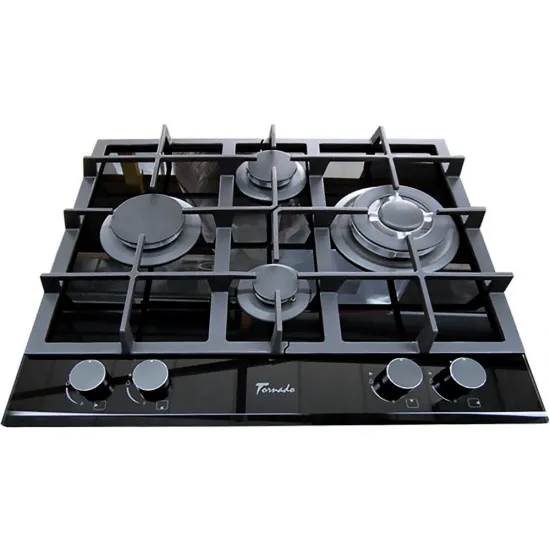 Plită încorporabilă Tornado TR4020HM ROMB BL Glass (Black)