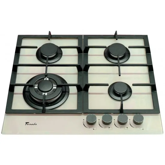 Plită încorporabilă Tornado TR4033 GLASS (Ivory)