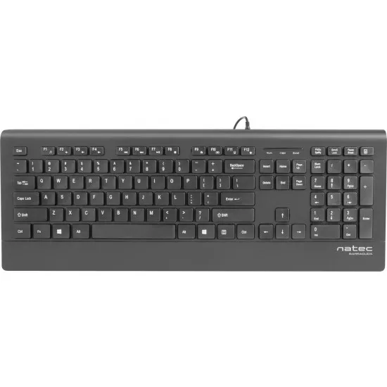 TastaturÄ? cu fir Natec Barracuda Black