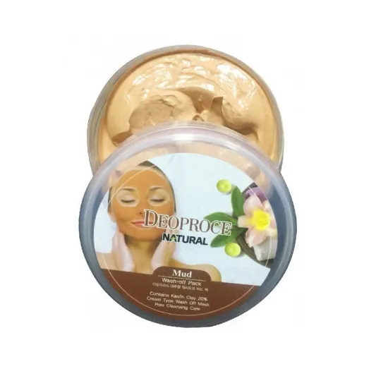 Deoproce Natural Wash-off Mud Pack - Mască pentru față cu argilă