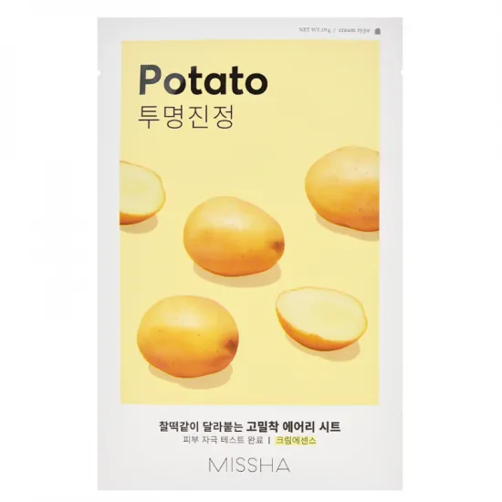 Missha Sheet Mask Potato - Mască din pânză pentru față cu extract de cartof