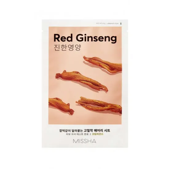 Missha Sheet Mask Red Ginseng - Mască din pânză pentru față cu extract de ginseng