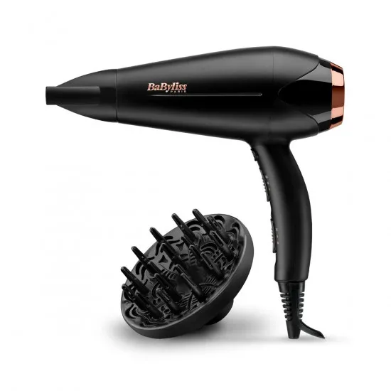 Uscător de păr Babyliss D570DE, 2200 W, Black/Gold