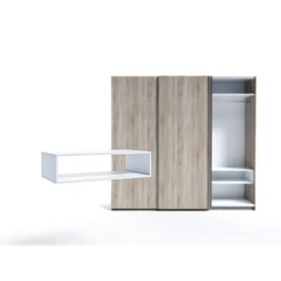 Raft pentru dulap Indart Blok 08 (90 cm), White