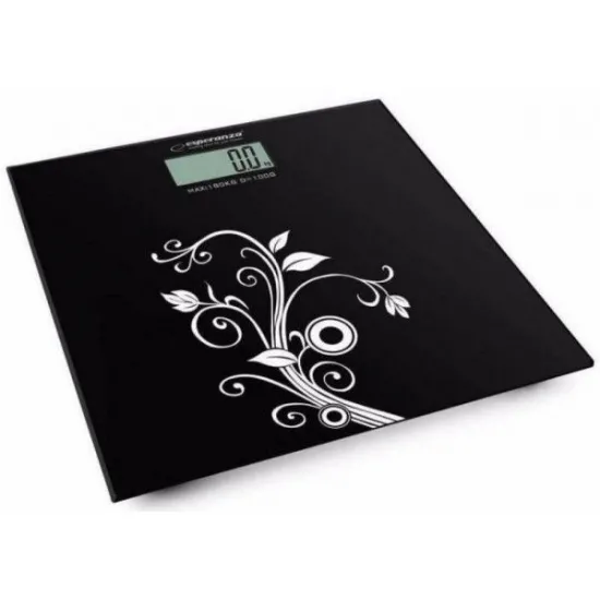 Cântar de podea Esperanza Yoga EBS003, Black