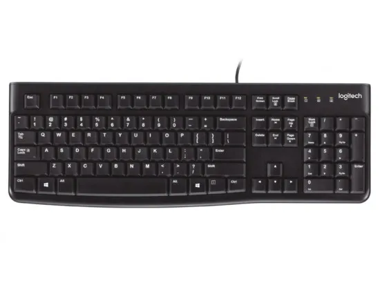 Клавиатура проводная Logitech K120 Black